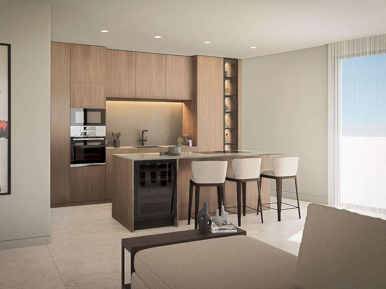 Neubau Apartments mit 3 Schlafzimmern und 2 Badezimmern in Calpe| Ref: MA-2318E – Calpe