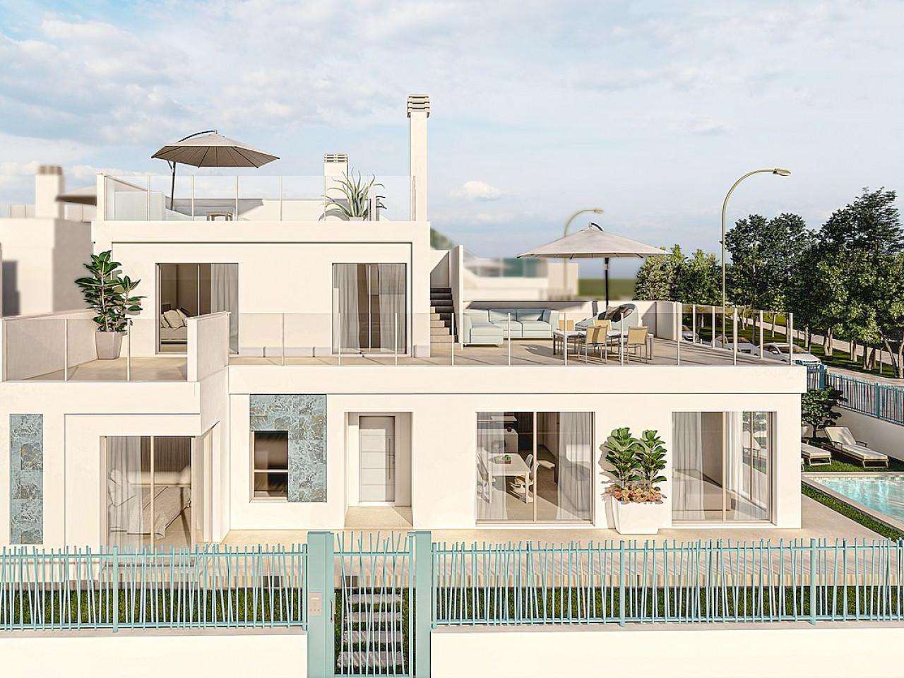 Neubau Villas mit 3 Schlafzimmern und 3 Badezimmern in Los Alcazares| Ref: MA-2171 – Los alcazares