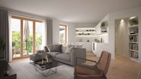 Optimal geschnittene Wohnung für Paare im aufstrebenden Potsdam