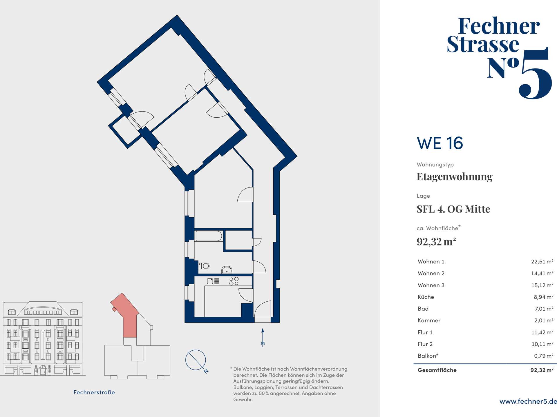 Vermietete 3-Zimmer-Wohnung in zentraler Lage – Berlin