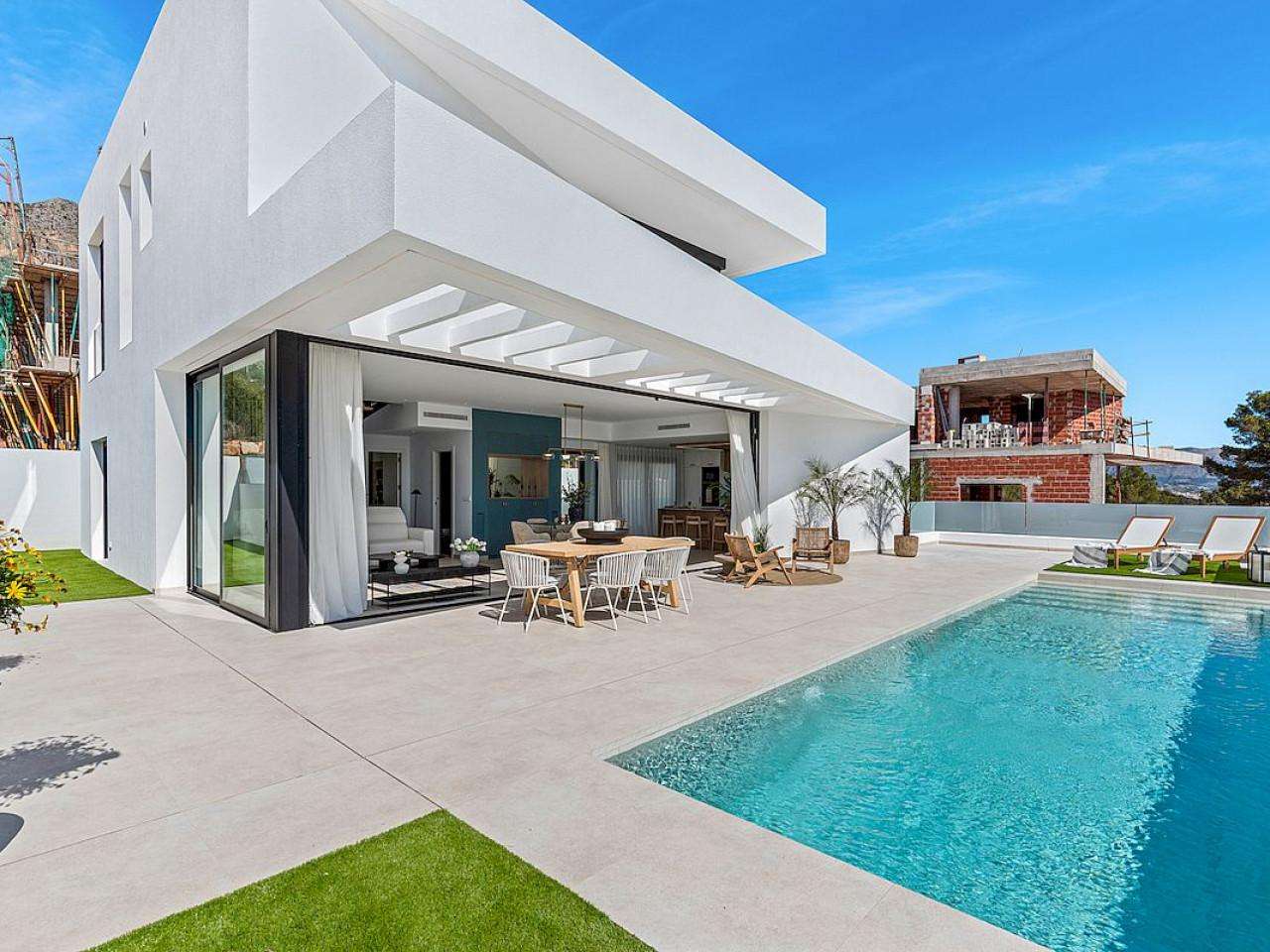 Neubau Villas mit 4 Schlafzimmern und 5 Badezimmern in Polop| Ref: MA-2064B – Polop