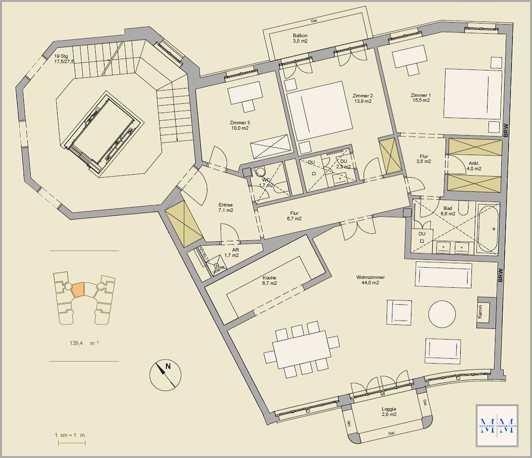 Wohntraum im Herzen von Berlin: 4 Zimmer, 2 Balkone & TG-Stellplatz – Berlin