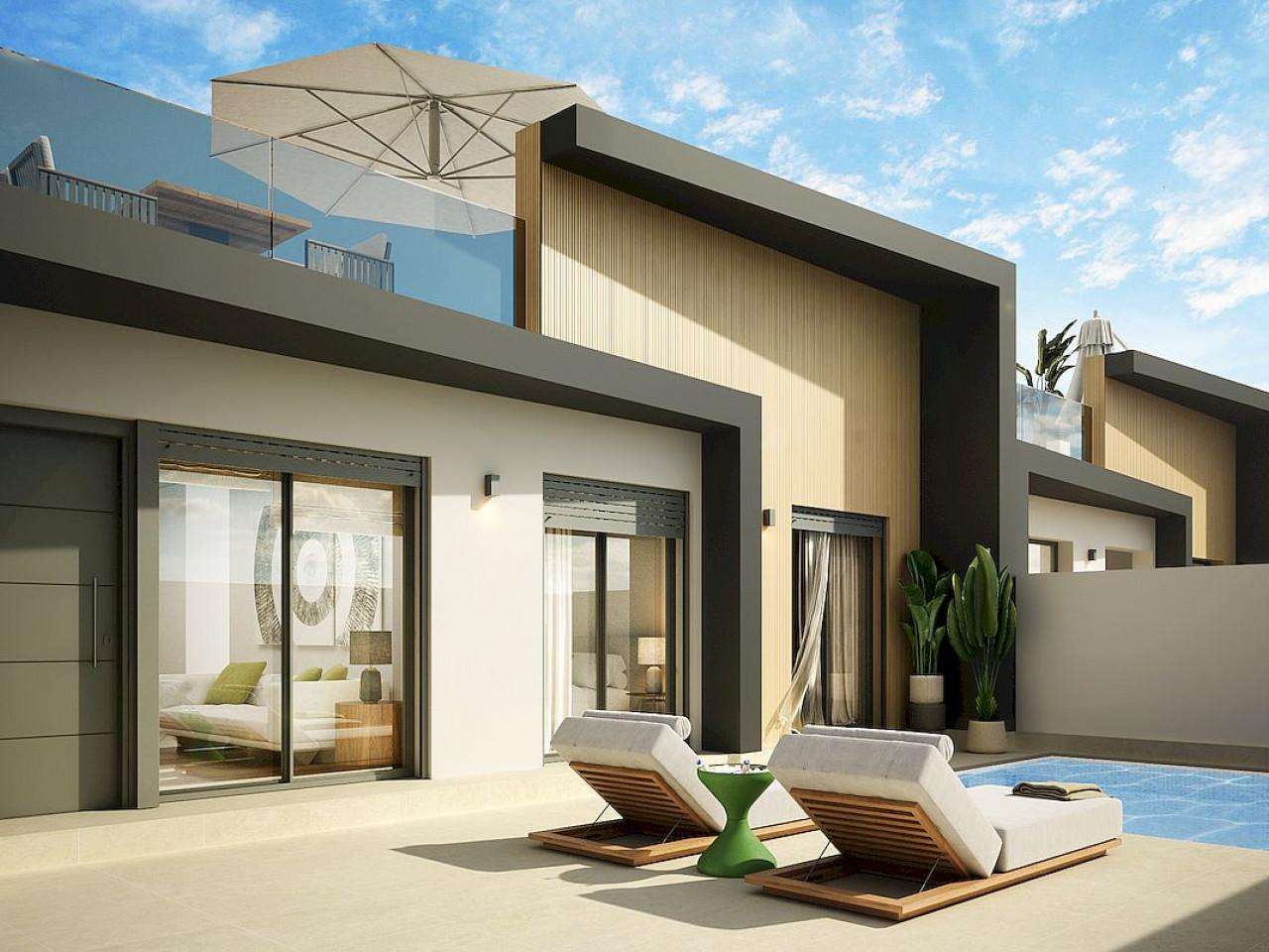 Neubau Villas mit 3 Schlafzimmern und 2 Badezimmern in Murcia| Ref: MA-2393B – Murcia