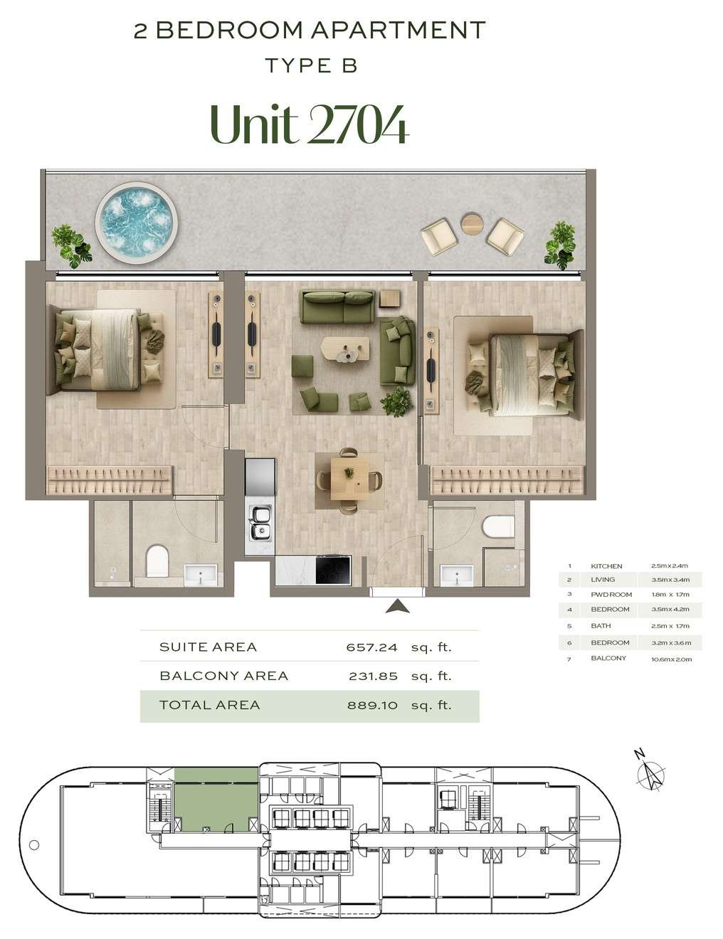 Colibri Views | 3-Zimmer-Apartment | COL/28/2804 – Ras Al Khaimah
