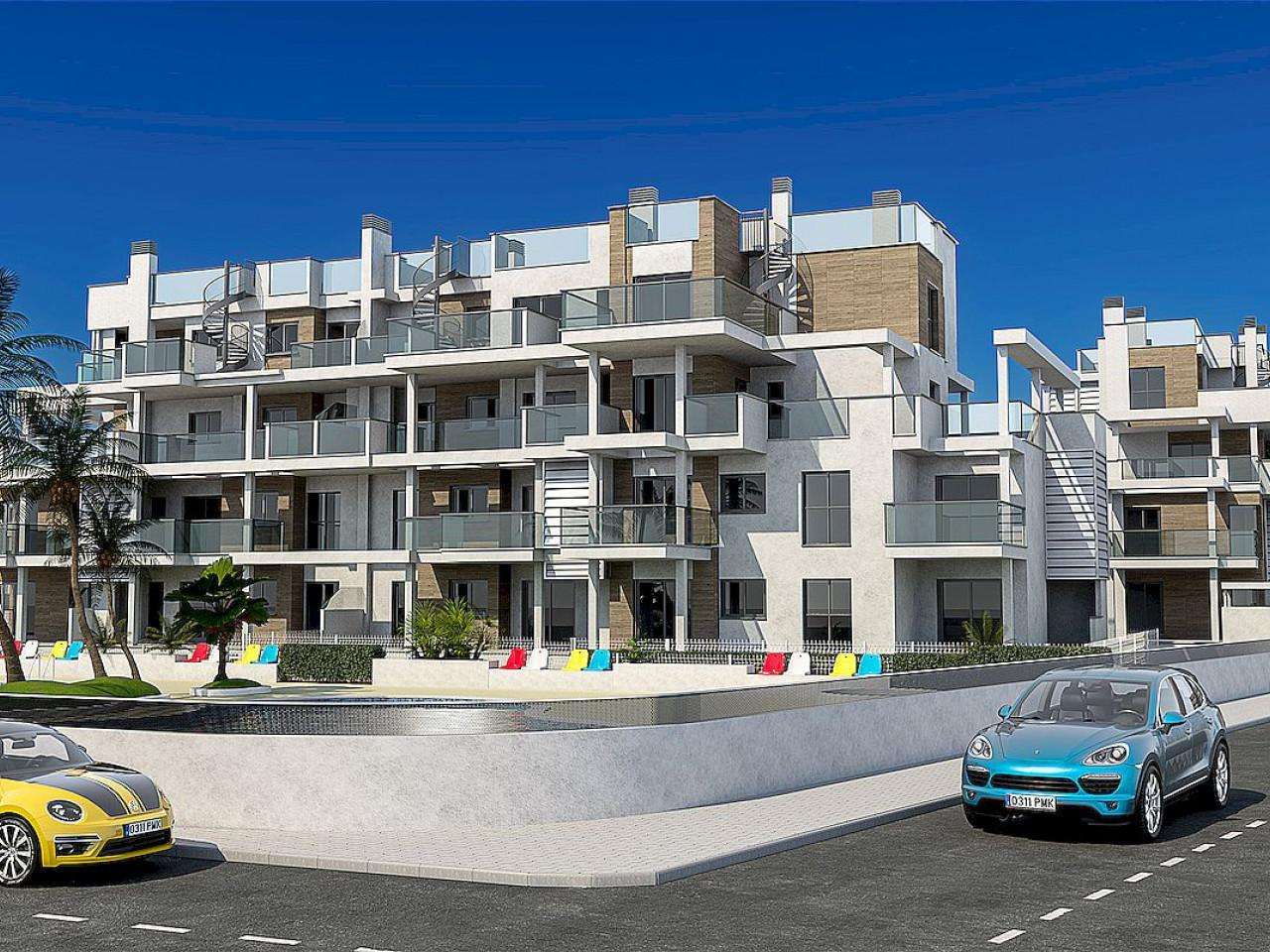 Neubau Apartments mit 2 Schlafzimmern und 2 Badezimmern in Denia| Ref: MA-2086 – Denia