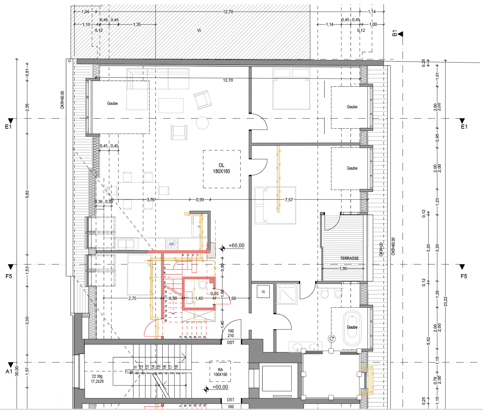 Exklusiver 3,5-Zimmer-Dachgeschossneubau mit Aufdachterrasse nur 250 Meter vom Ku'damm – Berlin