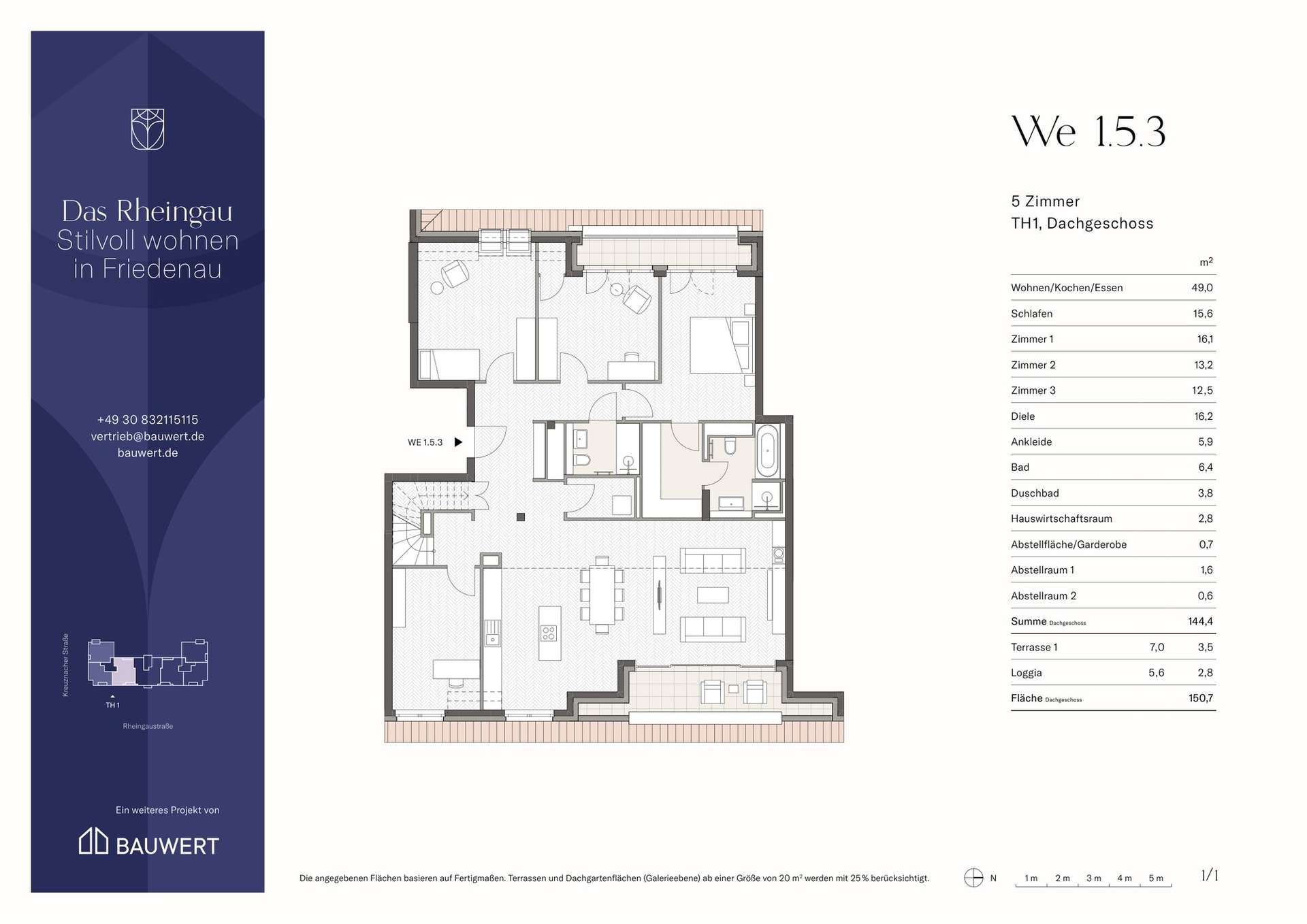 Das Rheingau | 5-Zimmer-Wohnung | WE 1.5.3 – Berlin