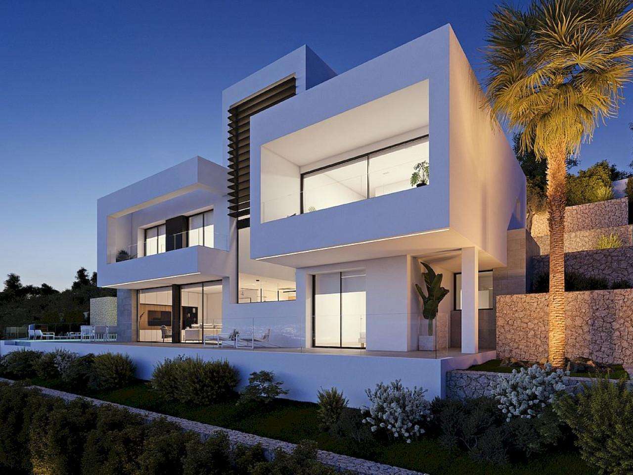 Neubau Villas mit 4 Schlafzimmern und 5 Badezimmern in Altea| Ref: MA-1798E – Altea