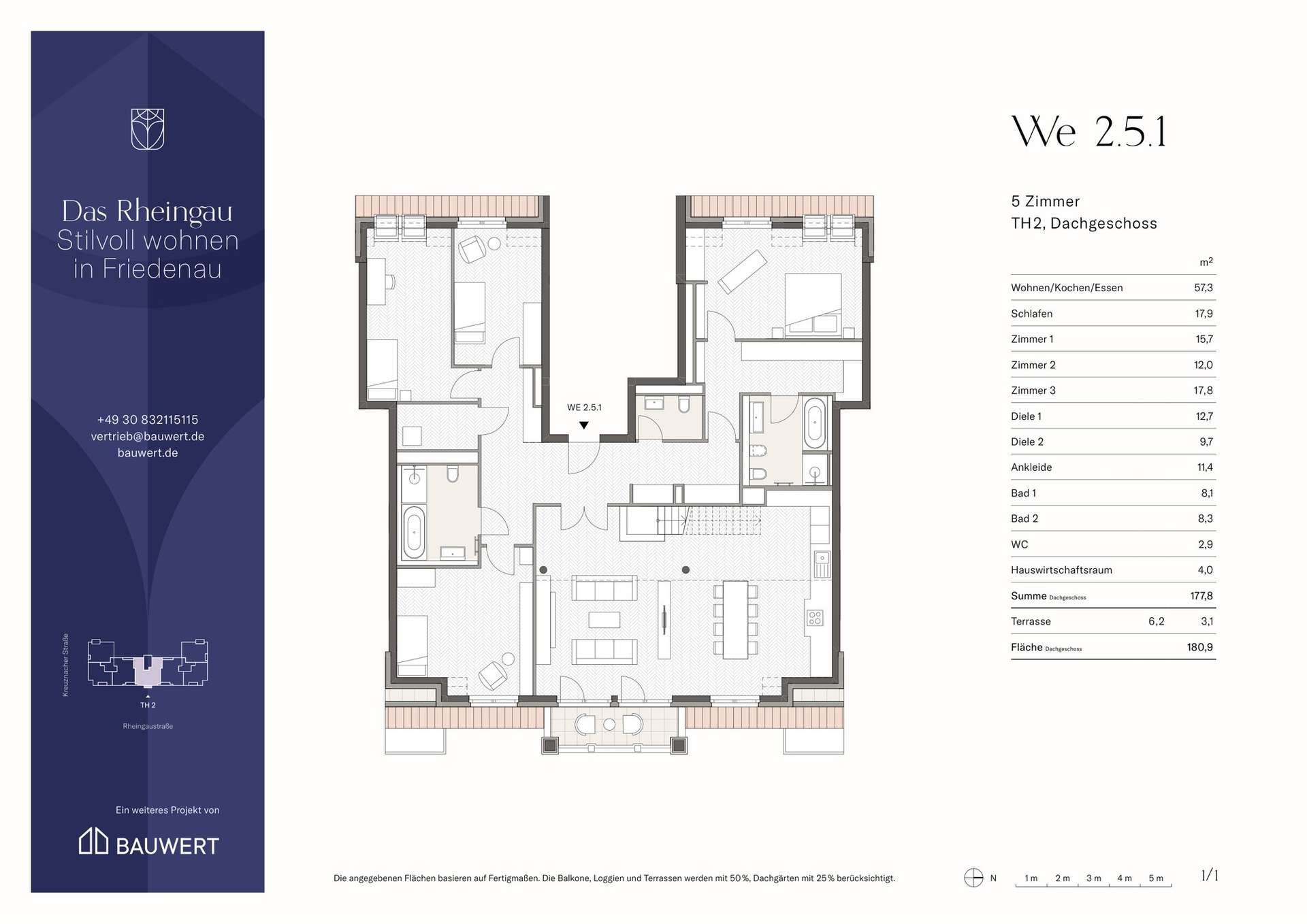 Das Rheingau | 5-Zimmer-Wohnung | WE 2.5.1 – Berlin