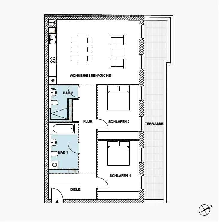Hochwertiges Penthaus in zentrale Lage – Berlin