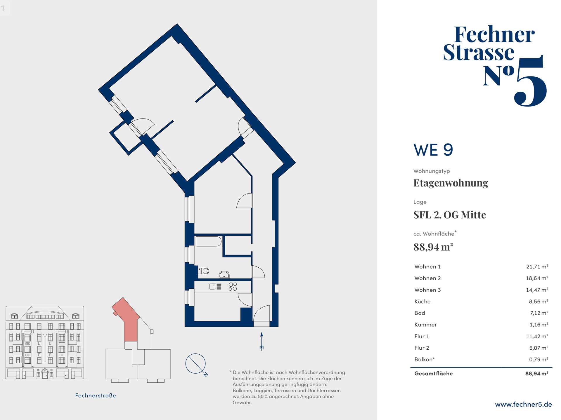 Vermietete 3-Zimmer-Wohnung mitten im Güntzelkiez – Berlin