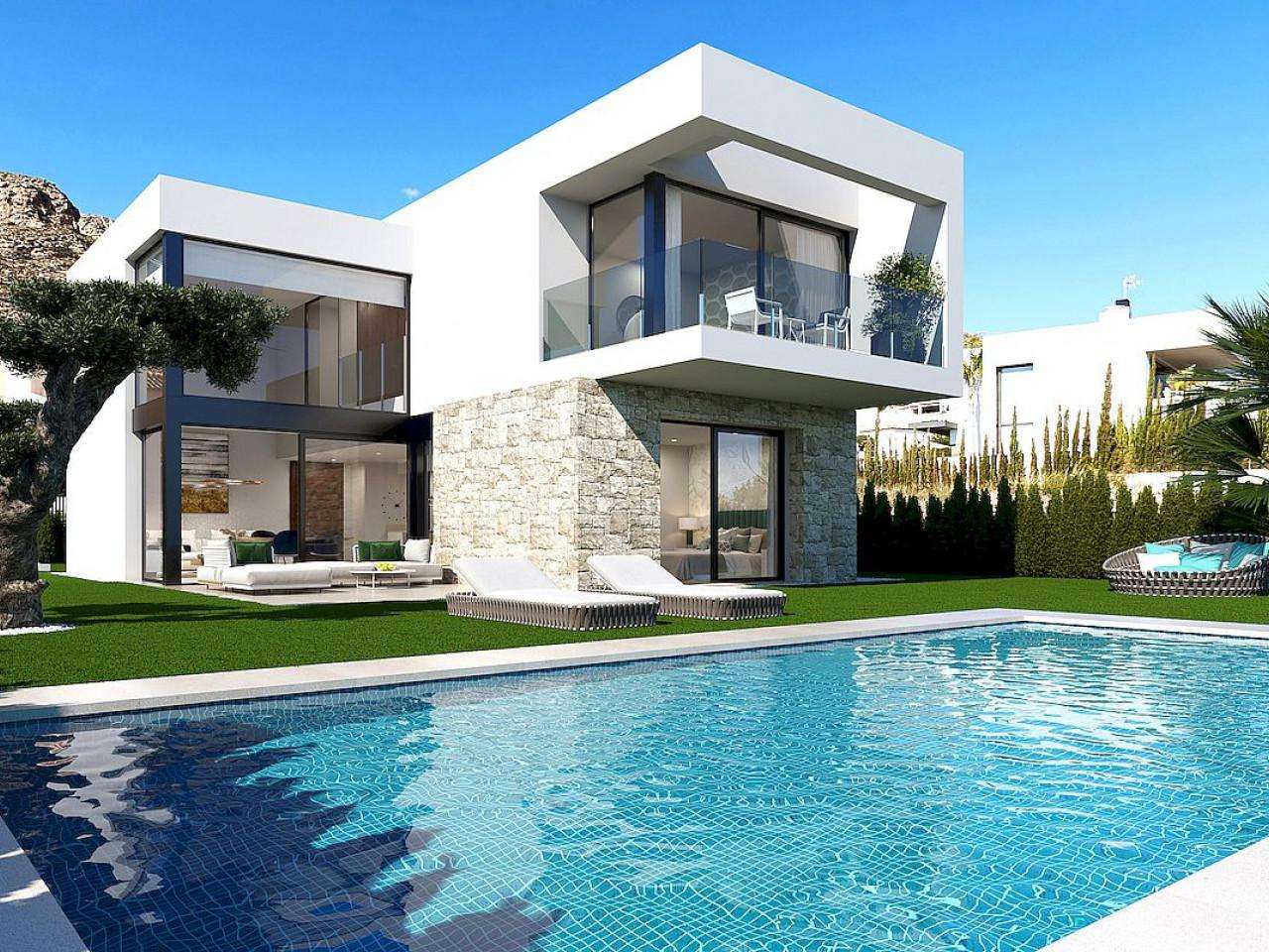 Neubau Villas mit 3 Schlafzimmern und 3 Badezimmern in Benidorm| Ref: MA-2058B – Benidorm