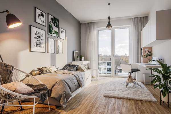 4 Zimmer Gartenwohnung mit großer Terrasse — Bild 5 von 6