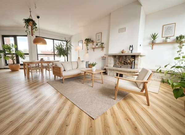 Dachgeschosswohnung mit Kamin – ruhig gelegen im Herzen des Rhein-Main-Gebiets — Bild 2 von 17