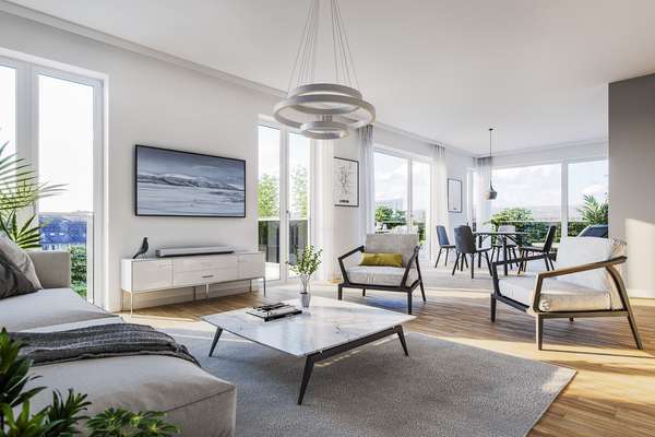 Traumhafte 3-Zimmer-Wohnung mit 2 Balkonen — Bild 4 von 9