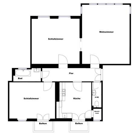 3-Zimmer Altbauwohnung mit zwei Balkonen - Ihr neues Zuhause zum Wohlfühlen! — Bild 19 von 19