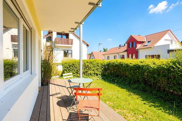 Möblierte Terrassenwohnung mit eigenem Garten - nur 20 Min von Wiesbaden City Center — Bild 3 von 11