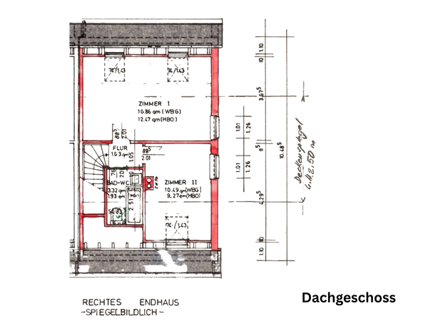 Raumwunder mit ausgebautem Dachgeschoss – Reihenmittelhaus mit Gestaltungspotential — Bild 31 von 32