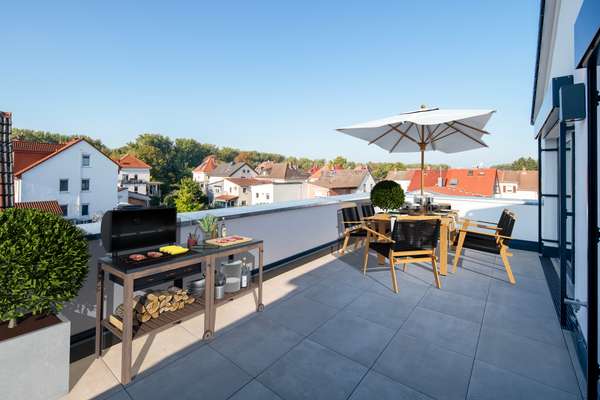 Exklusive barrierefreie Neubau-Penthousewohnung mit 3 Dachterrassen in Altrheinnähe — Bild 11 von 37