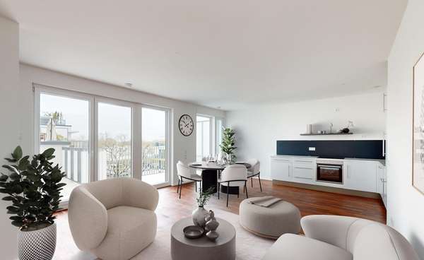Einzigartige Gelegenheit: Traumwohnung am Winterhafen mit atemberaubendem Ausblick! — Bild 3 von 26