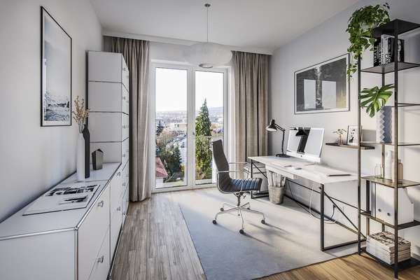 Traumhafte 3-Zimmer-Wohnung mit 2 Balkonen — Bild 2 von 9