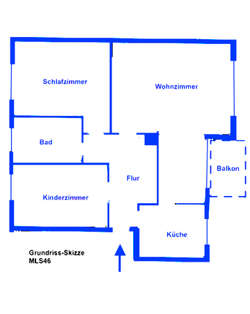 Ihr neues Zuhause: Helle 3-Zimmerwohnung mit sonnigem Balkon — Bild 12 von 12