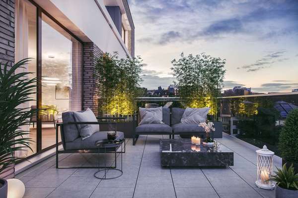 Penthousewohnung mit großer Dachterrasse — Bild 3 von 9