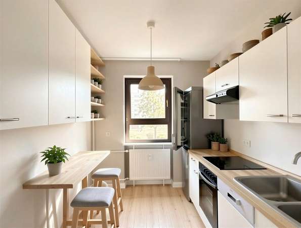 Sofort Bezugsfrei & voller Möglichkeiten - 3-ZImmer-Wohnung mit Balkon und Blick ins Grüne — Bild 9 von 20