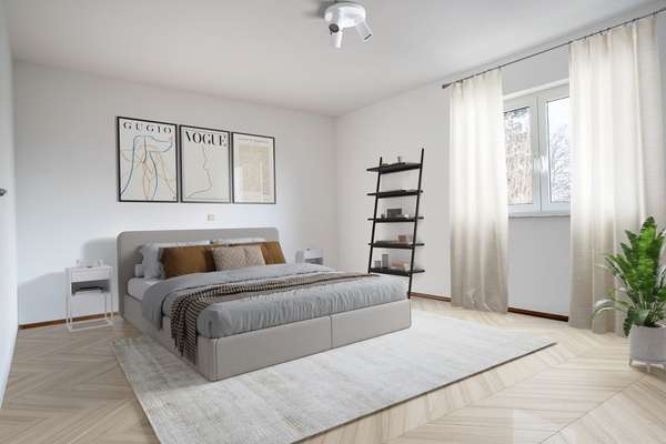 Sonnenverwöhnte 3 Zimmer - Wohlfühlwohnung mit Balkon und Tiefgaragenstellplatz — Bild 6 von 15