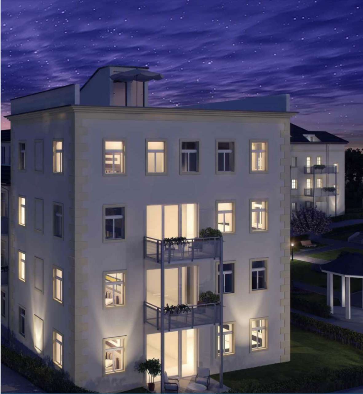 Traumhafte 4 Zimmer Altbauwohnung im Tilly´schen Garten – Bild 3